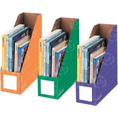 Bankers Box 4" Magazine File Holders - 3 per pack