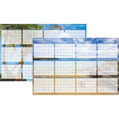 Visual Organizer Tropical Erasable Wall Planner