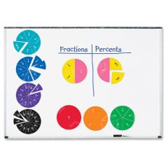 Learning Resources Double-Sided Magnetic Fraction Circles - 6 per set