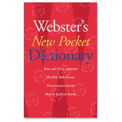 Houghton Mifflin Webster's New Pocket Dictionary Dictionary Printed Book - English