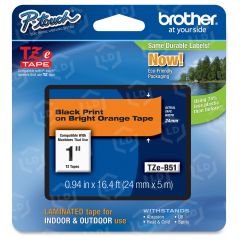 Brother P-touch TZe 1" Laminated Lettering Tape