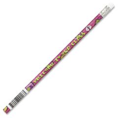 Moon Products Decorated Wood Pencil, Welcome To Our Class, HB #2, Red Barrel, Dozen - 1 per dozen