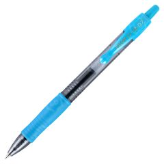 Pilot G2-7 Retractable Gel Roller Pen, Turquoise - 12 Pack
