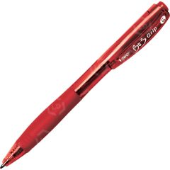 BIC BU3 Ballpoint Pen, Red - 12 Pack