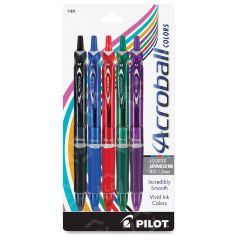 Acroball Colors Ballpoint Pen, Assorted - 5 Pack