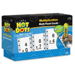 Hot Dots Flash Cards, Multiplication Facts 0-9 - 36 per set