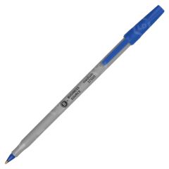Business Source Bulk Pack Ballpoint Stick Pens, Blue - 60 Pack