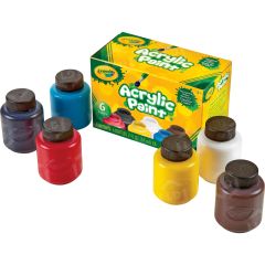 Crayola 6-color Acrylic Paint Set - 6 colors per set
