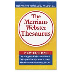 Merriam-Webster Paperback Thesaurus Dictionary Companion Dictionary Printed Book - English