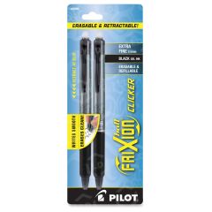 Clicker Erasable Gel Ink Pen. 2 - Pack