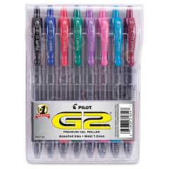 G2 8-pack Bold Gel Roller Pens