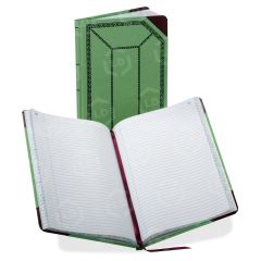 Boorum & Pease 67-1/8 Series Record-Ruled Account Books - 250 Sheets - Sewn Bound - 7.63" x 12.50"