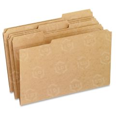 Pendaflex 1/3 Cut Recycled Kraft File Folders - 100 per box