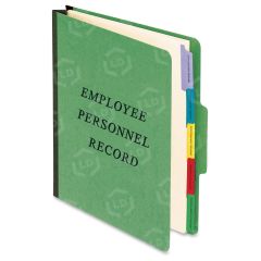 Pendaflex Employee/Personnel Folders Letter - Pressguard, Acrylic - Green - 1 Each