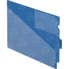 Pendaflex Poly End Tab Out Guides - 50 per box -  Blue Divider