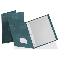 Oxford Twin Pocket 3-hole Fastener Folders - 25 per box