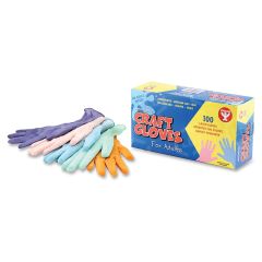 Adults Colored Latex Craft Gloves