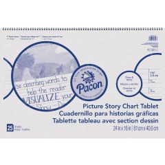 Ruled Picture Story Chart Tablet