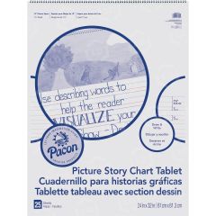 Ruled Picture Story Chart Tablet