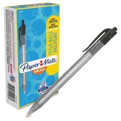 InkJoy 100 RT Retractable Black Pens - 12 Pack