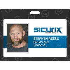 SICURIX Badge Holder - Horizontal - PK per pack