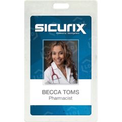 SICURIX Badge Holder - Vertical - PK per pack