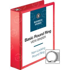 Business Source Round Ring Binder