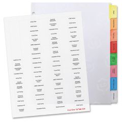 Business Source Index Dividers and Labels - BX per box