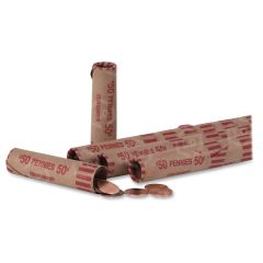 Red Coin-Tainer Tubular Coin Wrap - BX per box