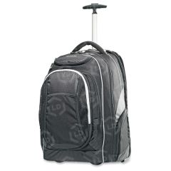 Samsonite Tectonic Carrying Case (Rolling Backpack) for 15.6" Notebook, Travel Essential - Black, Gray