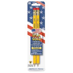 The Write Dudes Jumbo USA Gold Premium No. 2 Pencils - PK per pack