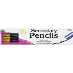 CLI Secondary Pencils w/Eraser - BX per box