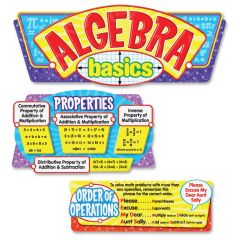 Trend Algebra Basics Bulletin Board Set - PK per pack