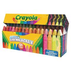 Crayola Washable Sidewalk Chalk - PK per pack