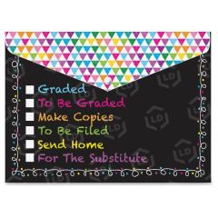 Ashley Checklist Snap Cover Poly Folders - PK per pack