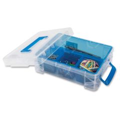 Advantus 4-compartment Plastic Supply Box