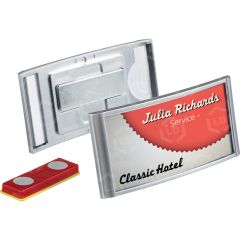 Durable Magnetic Classic Name Badge Holder - BX per box