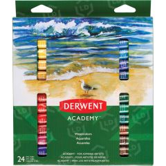 Derwent Academy 24 Watercolor Paint Tubes - ST per set