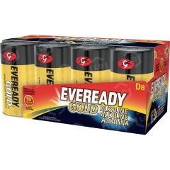 Eveready A95-8 Alkaline General Purpose D Battery - 8PK