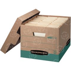 Bankers Box Recycled R-Kive - Letter/Legal - TAA Compliant - 12 Per Carton