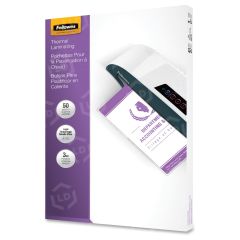 Fellowes Glossy Pouch - Legal, 3 mil, 50 pack - 50 per pack