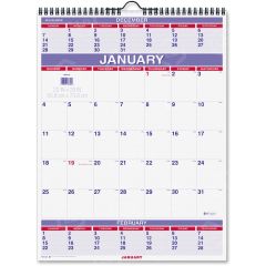 At-A-Glance 3-Months-Per-Page Wall Calendar