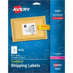 Avery 3.33" x 4" Rectangle Mailing Label (Easy Peel) - 150 per pack
