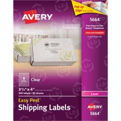 Avery 3.33" x 4" Rectangle Mailing Label (Easy Peel) - 300 per box