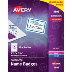 Avery 2.33"  x 3.37" Rectangle Name Badge Label - 400 per box