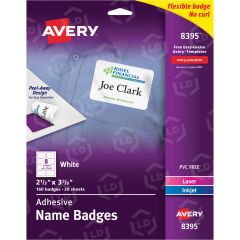Avery 2.33" x 3.37" Rectangle Name Badge Label - 160 per pack