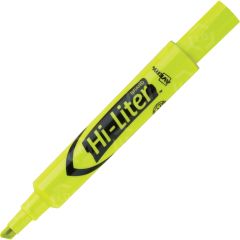 Avery Hi-Liter Desk Style Fluorescent Yellow Highlighter - 12 Pack