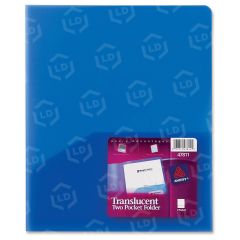 Avery&reg; Translucent Plastic 2-Pocket Folder