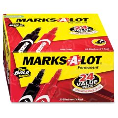 Avery Marks-A-Lot Permanent Markers Bonus Pack - Assorted - 2 Pack