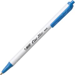 BIC Clic Stic Retractable Pen, Blue - 12 Pack